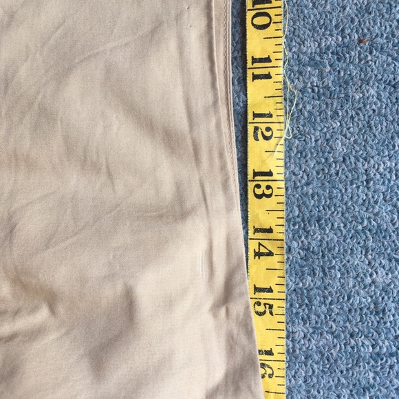 Old Navy skirt w/wide band of 4 rows brass buttons w/ decorative stitching. Sz 8 - Picture 5 of 6